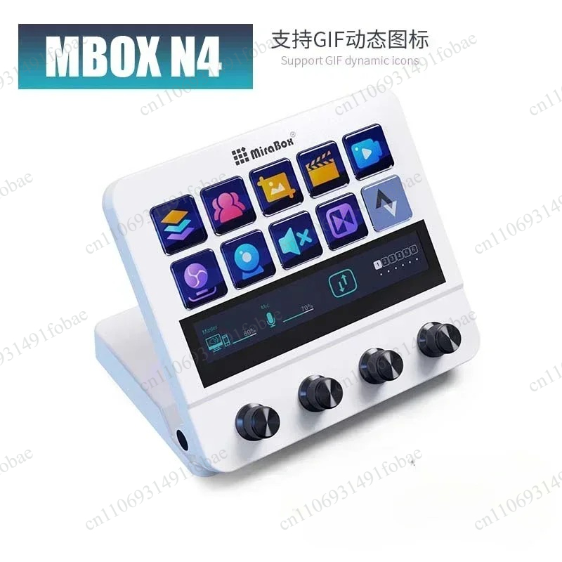 Usb C Hub - Mirabox N4 Stream Deck Wizualna Klawiatura