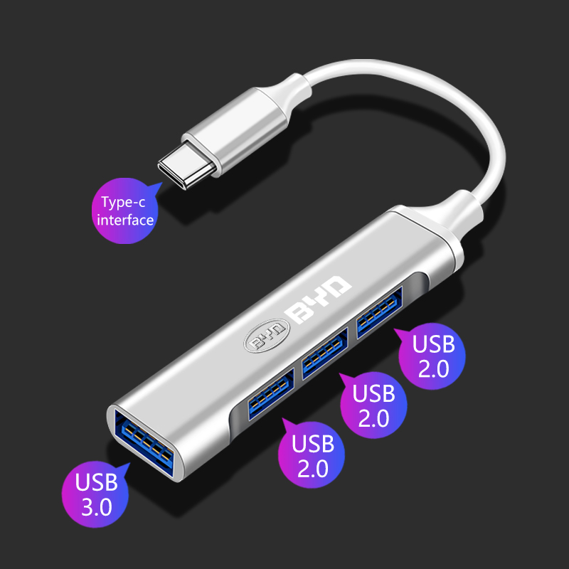 Usb C Hub - Adapter USB-C na USB, rozdzielacz wieloportowy,