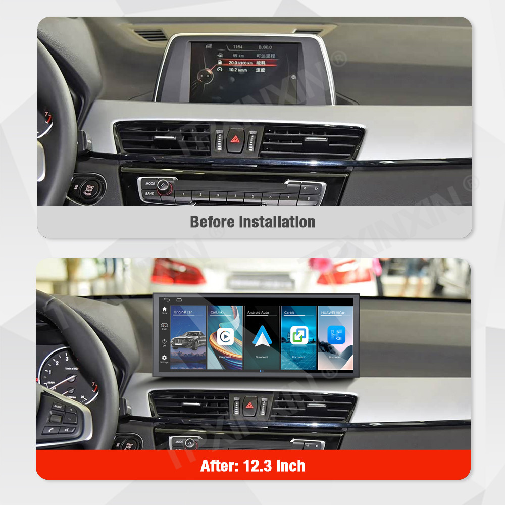X1 Phone Accessories - Radio samochodowe z ekranem Linux do