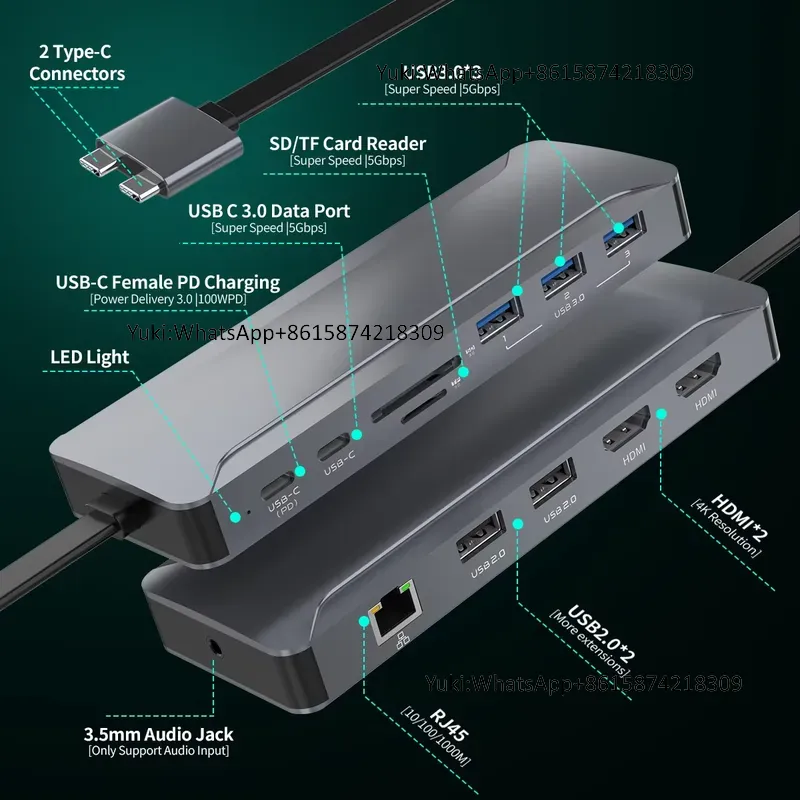 Popularna stacja dokująca z po – Usb C Hub recenzja i cena