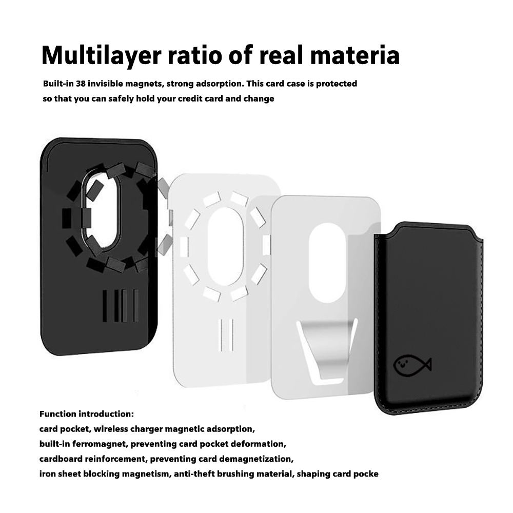 Portfel magnetyczny ze skóry z – Phone Accessories For Android recenzja i cena