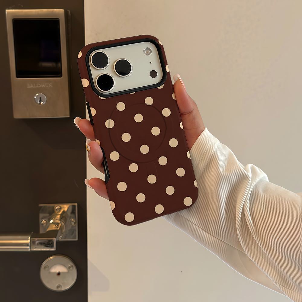 Brązowo-beżowe etui na telefon – Magnetic Phone Case recenzja i cena