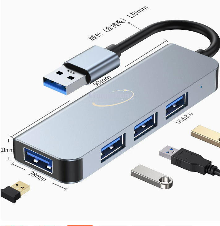 Popularny hub USB-C z 4 portam – Usb C Hub recenzja i cena
