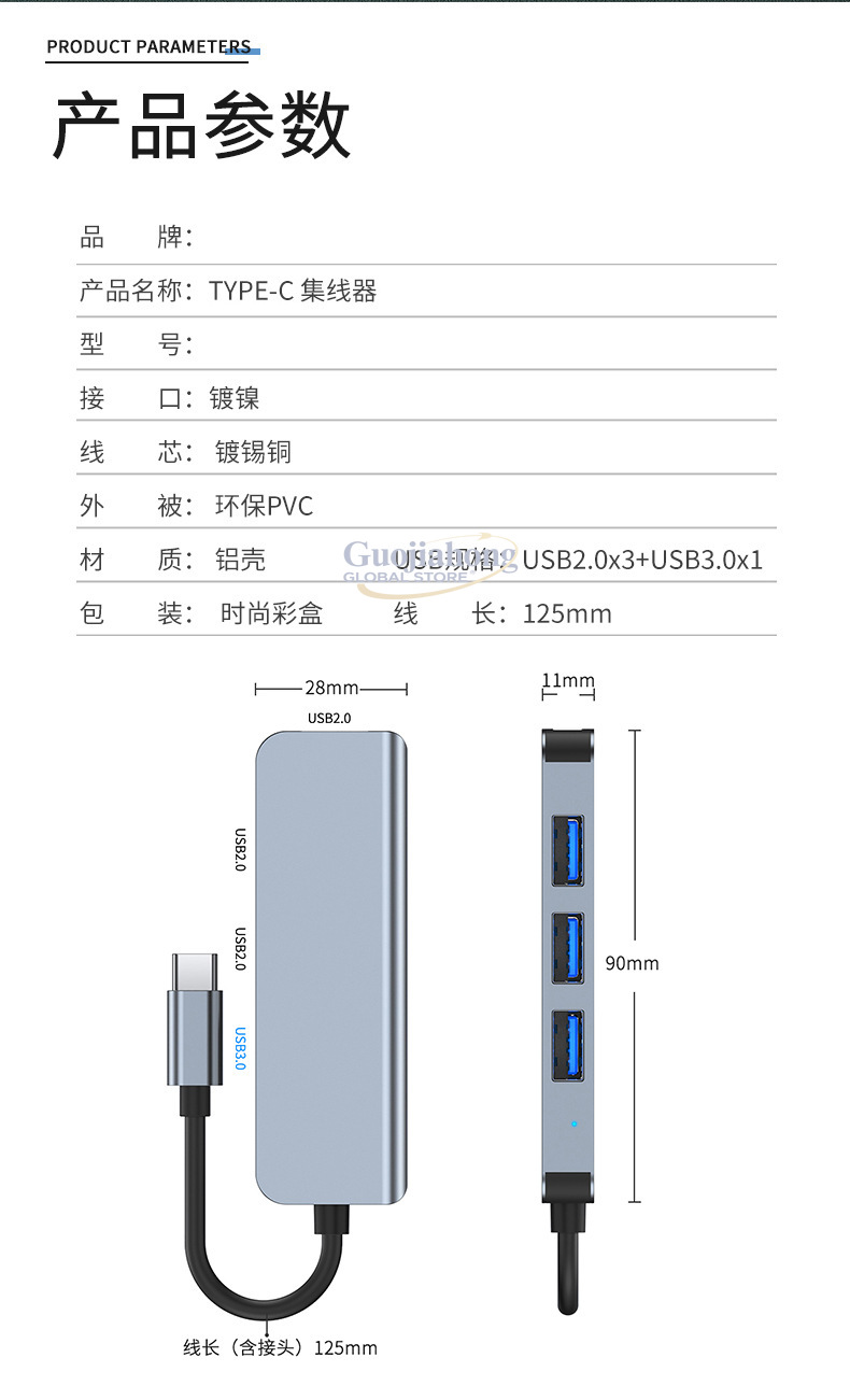 Popularny hub USB-C z 4 portam – Usb C Hub recenzja i cena