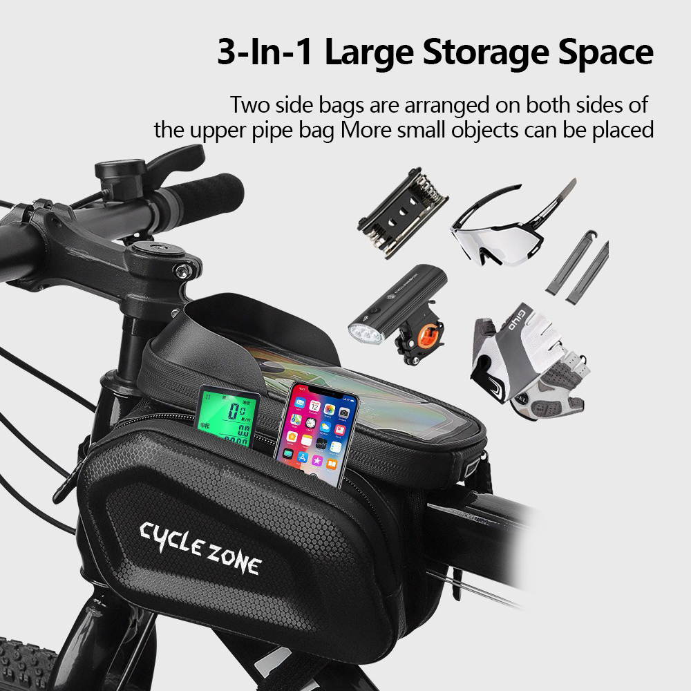 Torba na rower z ekranem dotyk – Phone Zone Accessories recenzja i cena