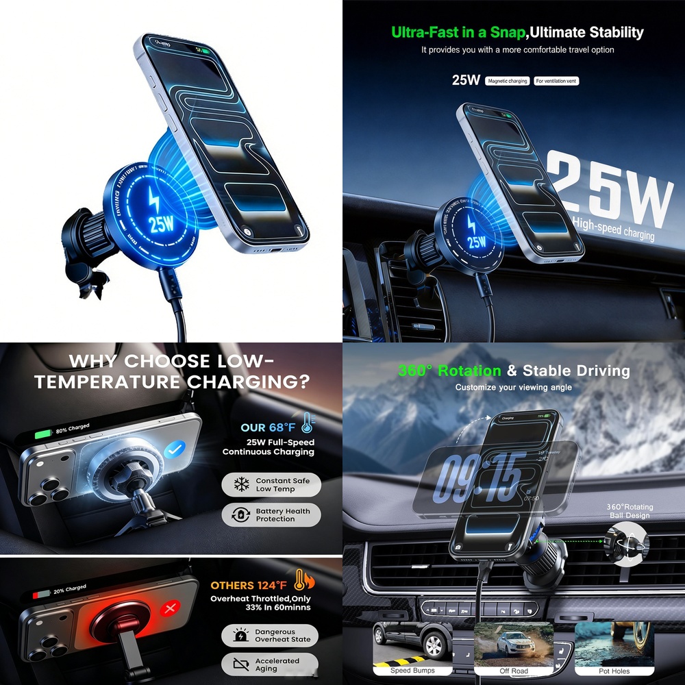 Mocna magnetyczna ładowarka be – Phone Cooling Fan recenzja i cena